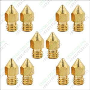 0.2mm 3d Printing Nozzle Printer Accessories Mk8 Brass In