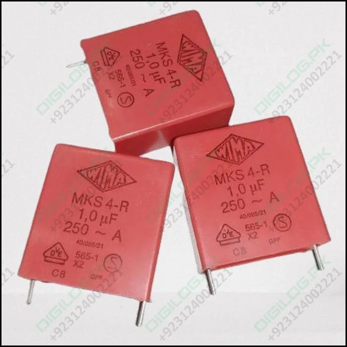 1.0uF 250V Capacitor Polyester Made In Germany WIMA MKS