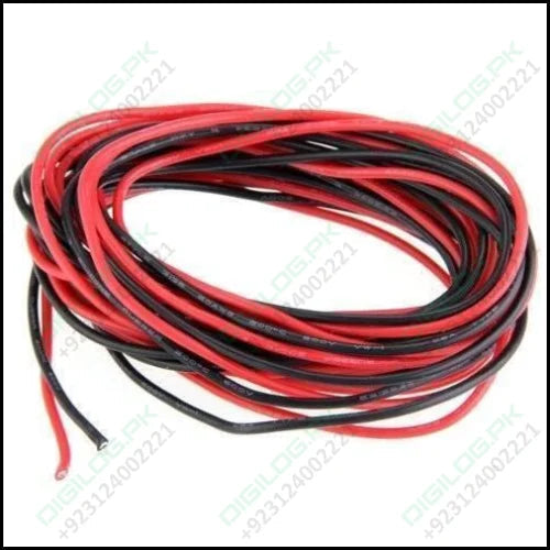 1 Meter Red And Black 10a 220v Flexible Wires In Pakistan