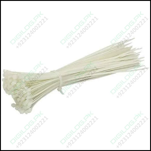 100 Pcs Nylon 200mm Cable Tie