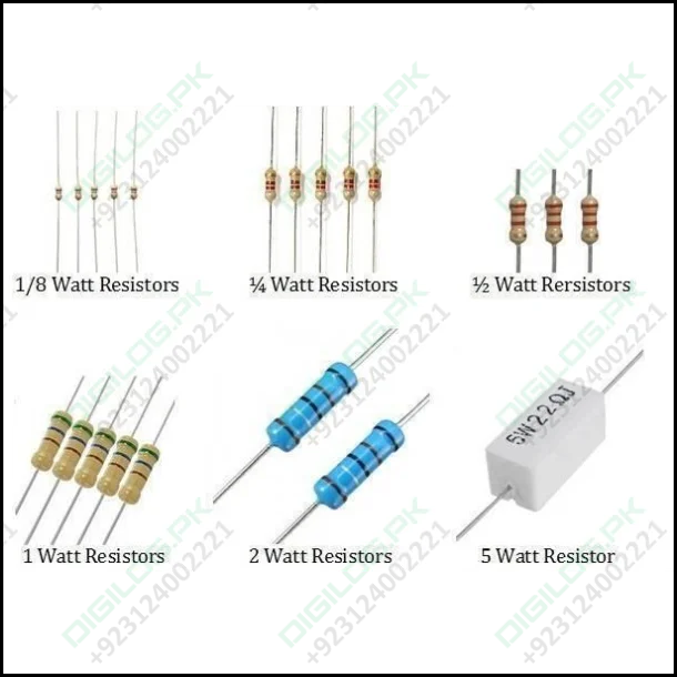 1000 Pcs Of 1/4 Watt Quarter,0.25w 5% Resistor In Pakistan