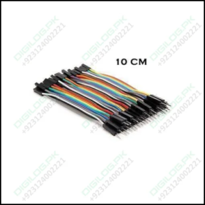 10cm Pin To Hole Jumper Wire Dupont Line 40 Male Female