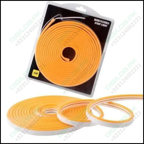 12v Orange Neon Flexible Strip Light 1m Waterproof Smd 5050