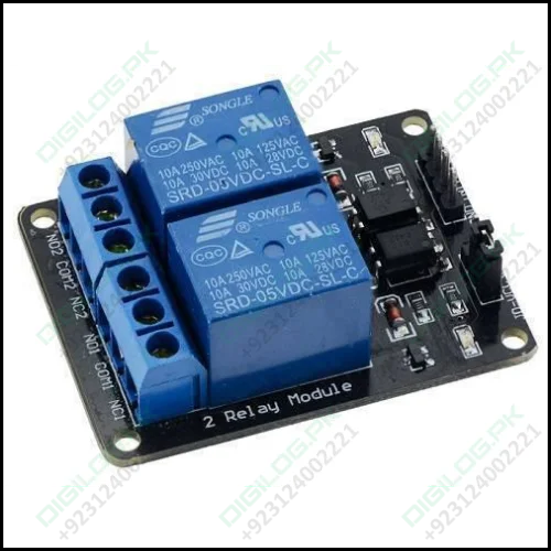 2 Channel Relay Module Board Arduino With Optocoupler