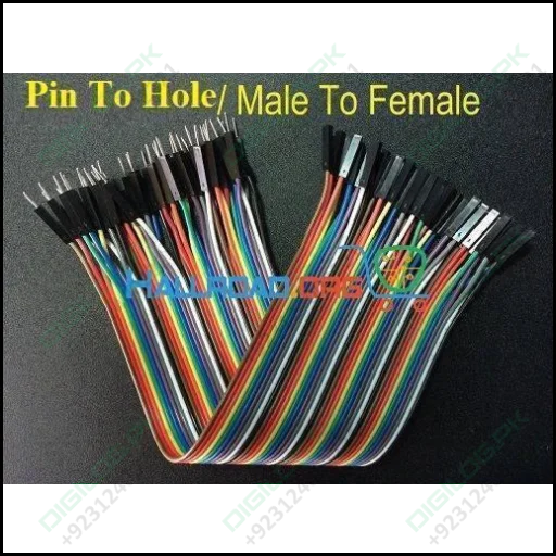 20cm Pin To Hole Jumper Wire Dupont Line 40 Male Female