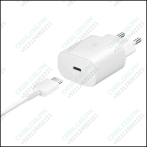 Samsung 25w Type c Fast Charger With To Cable - High Quality