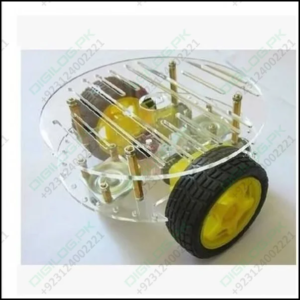 2wd Round Robot Car Chassis In Pakistan