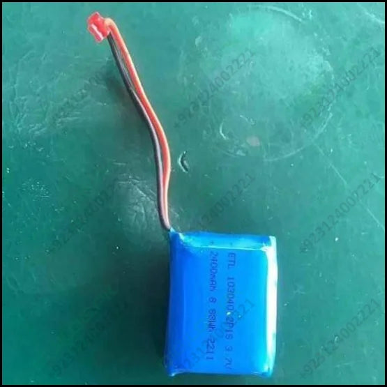 3.7v 2400ma Li Ion Battery Pack 40mm x 30mm 20mm