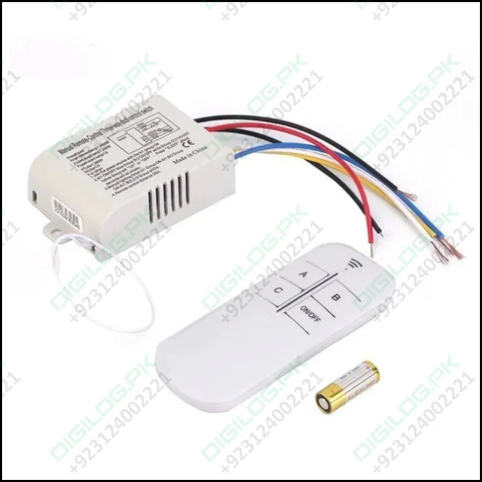 3 Channel Remote Control Switch For 220v Load