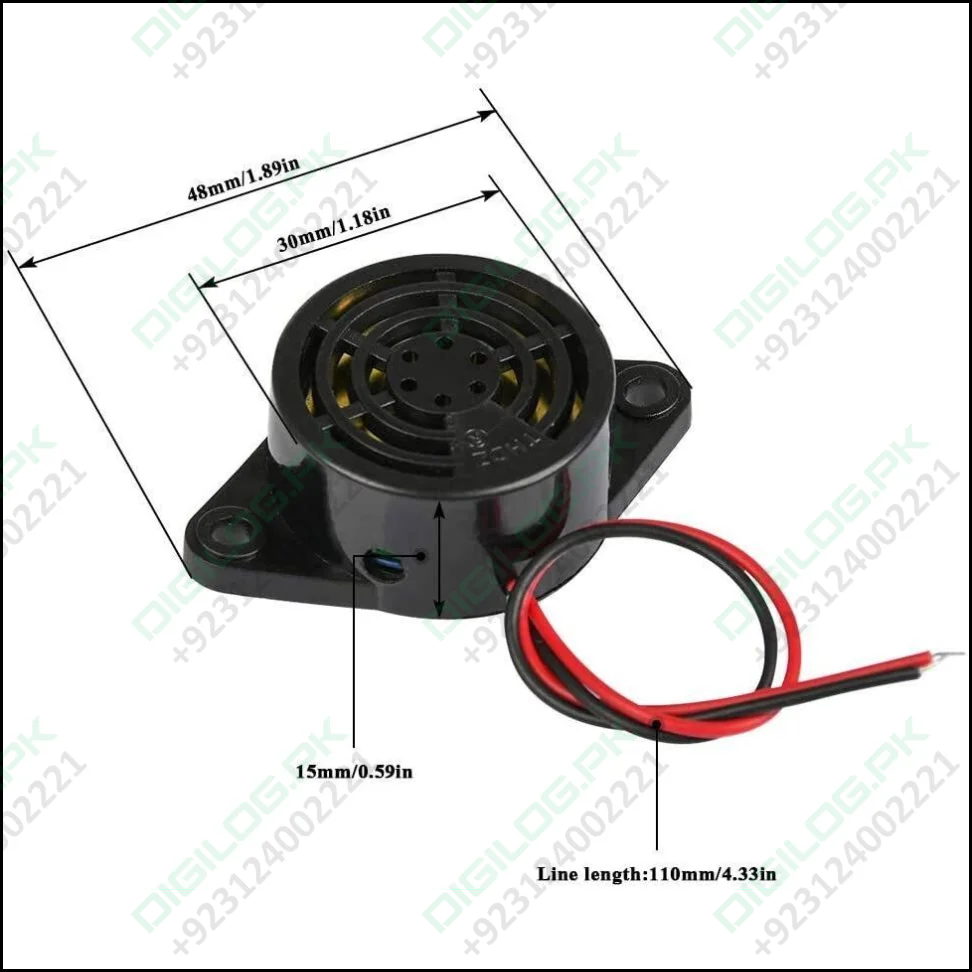 3 To 24v Electronic Buzzer Beep Alarm Sfm-27