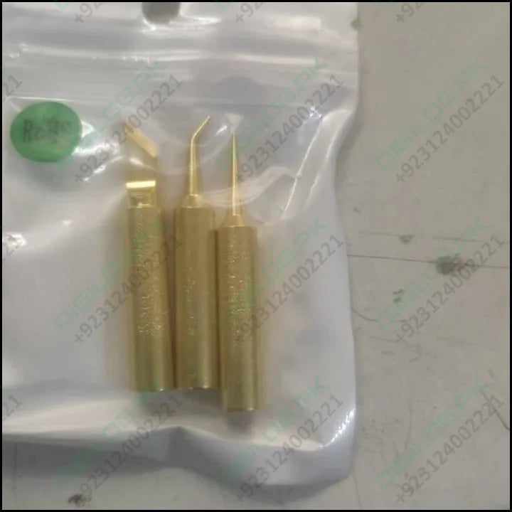 3pcs Soldering Iron Tips For Temperature Adjust Electric