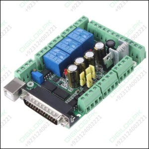 4 Axis 6 Cnc Breakout Board Stepper Motor Driver Mach3v2.1-l