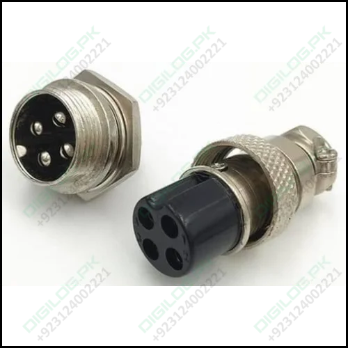 4 Pin 16mm Xlr Cable Connector Panel Chassis Mount