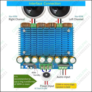 420wx2 Dual Chip d Digital Audio Amplifier Board Tda8954th