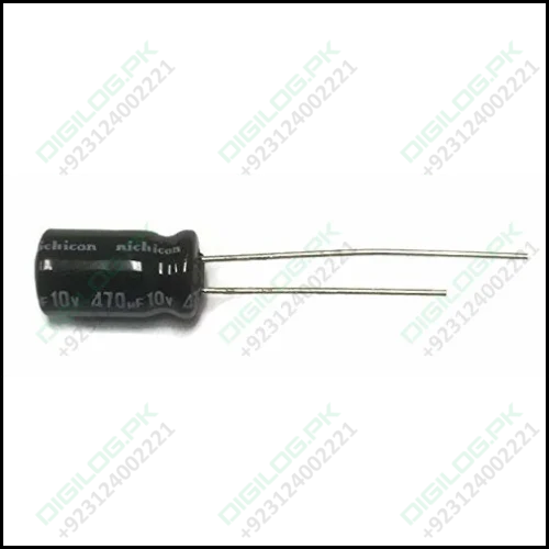 470uf 10v Electrolytic Capacitor - Digilog.pk