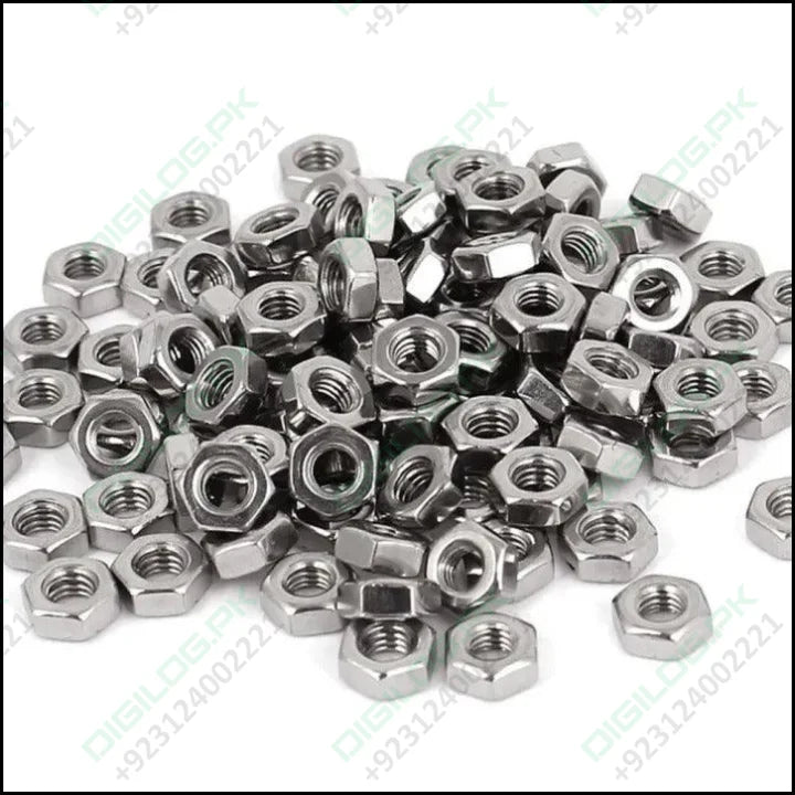 500pcs Metric M3 Nuts Hex Style