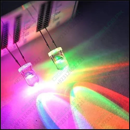 5mm 7 Color Rgb Automatic Rainbow Fast Flash Led