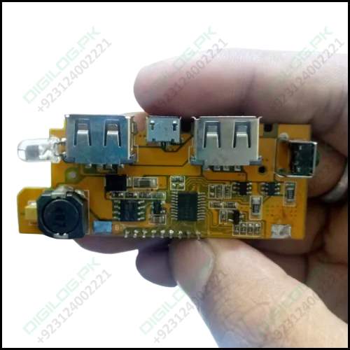 5v 2a Diy Power Bank Module With Display And Emergency Light