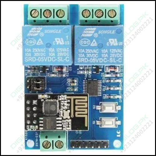 5v Esp8266 Dual-channel Wifi Relay Smart Home Mobile App