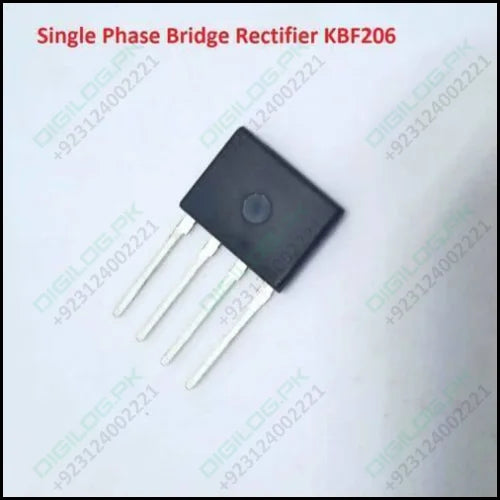 600V 2A single Phase Bridge Rectifier KBF206