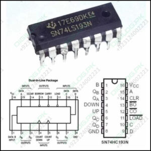 74193 Synchronous 4 Bit Binary Counter Dip Ic Sn74ls193n