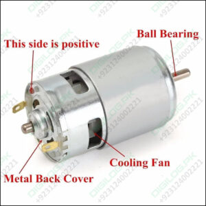 775 7.4vdc 3500rpm Dc Motor Rs755 High Speed Torque Cy 755