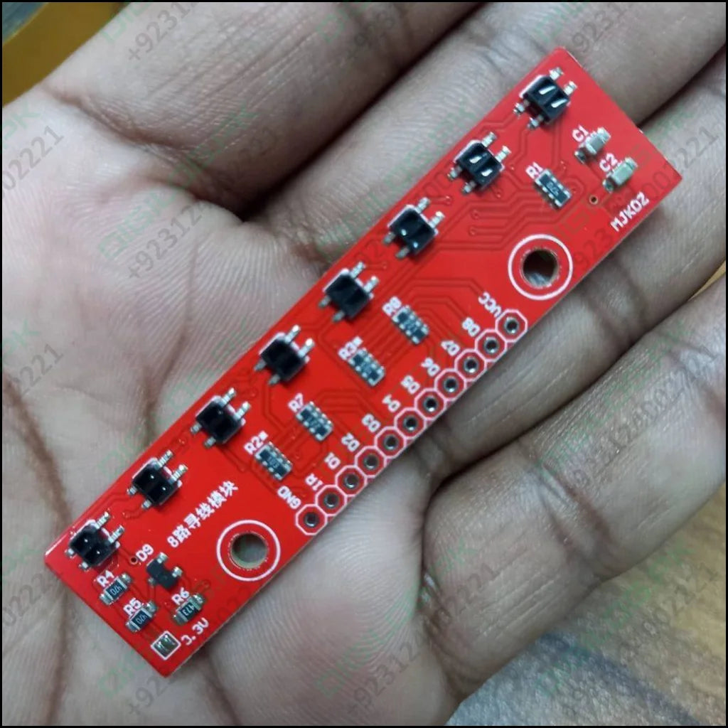 8 Channel Reflectance Sensor Array Module Qtr-8a