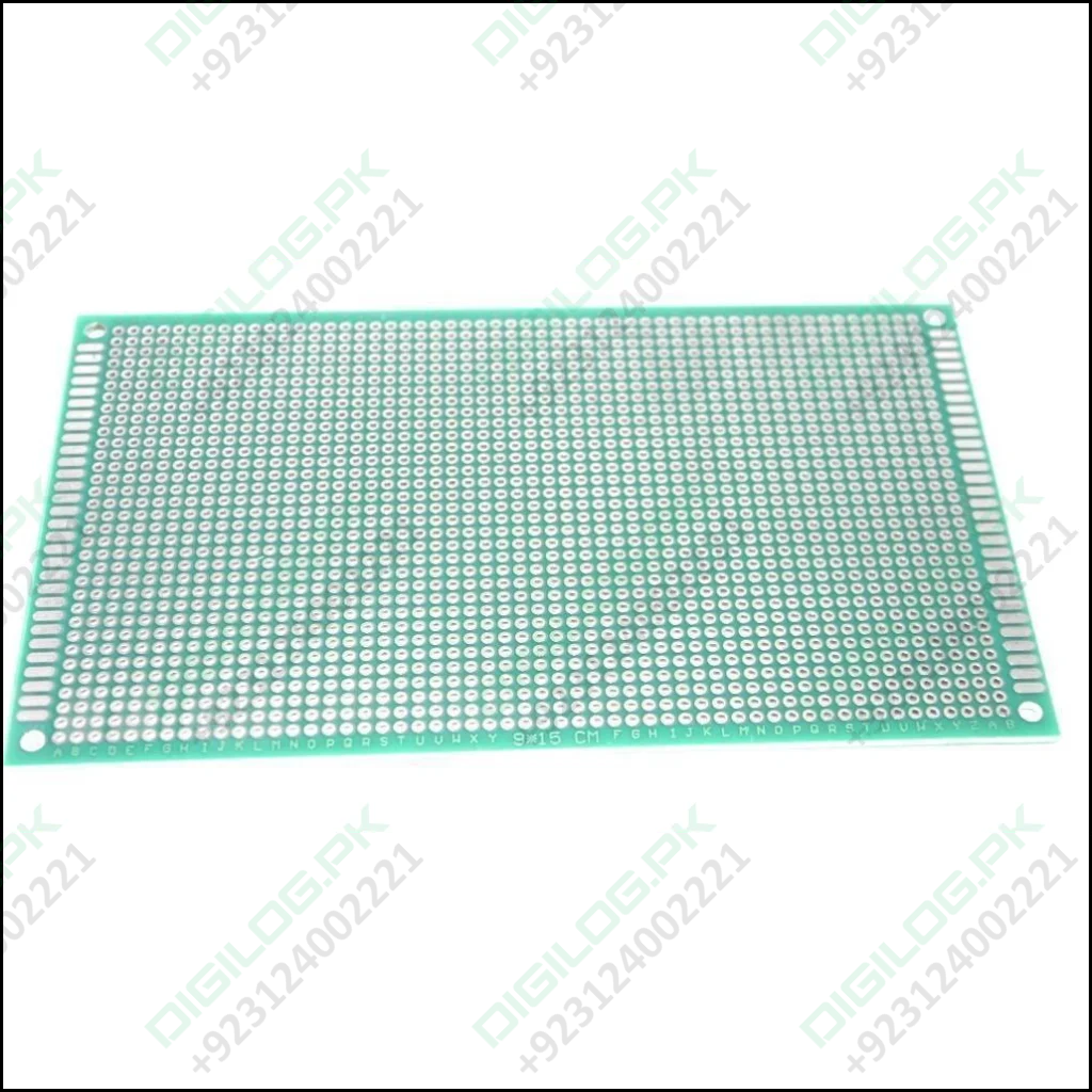 9cmx15cm double sided fiberglass PCB veroboard/stripboard