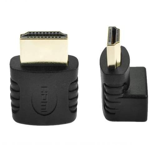 Right Angle HDMI Male to Female port Adapter L Shaped 90