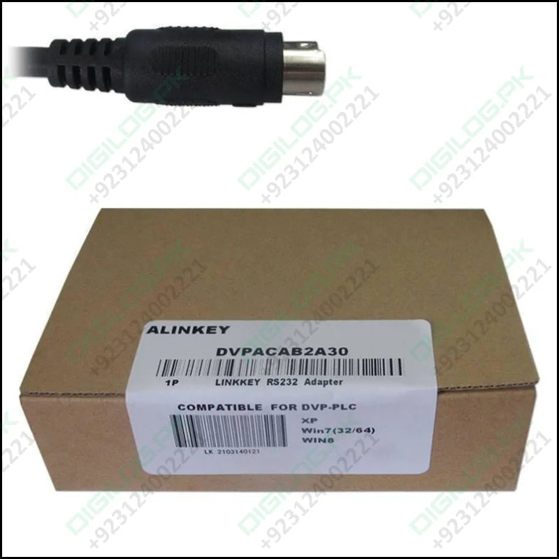 Alinkey Dvpacab2a30 Plc Cable Dvp Download Data Din 8 Pin