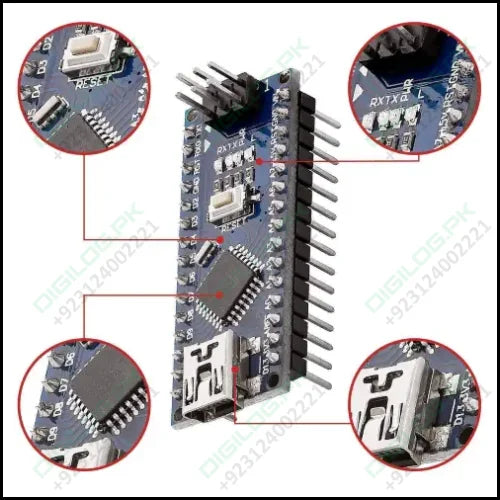 Arduino Nano V3 With Usb Cable In Pakistan