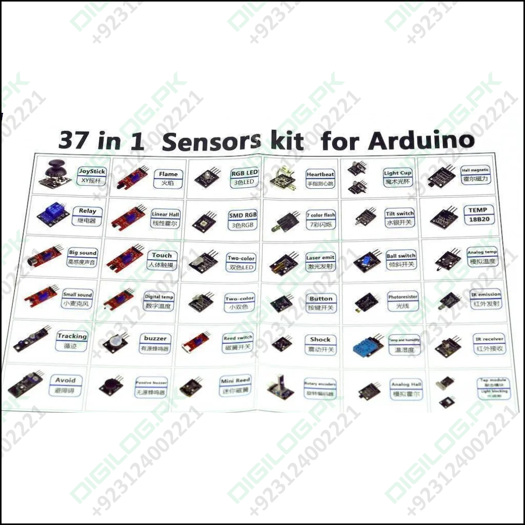 Arduino Sensor Kit In Pakistan 37 1 Sensors For