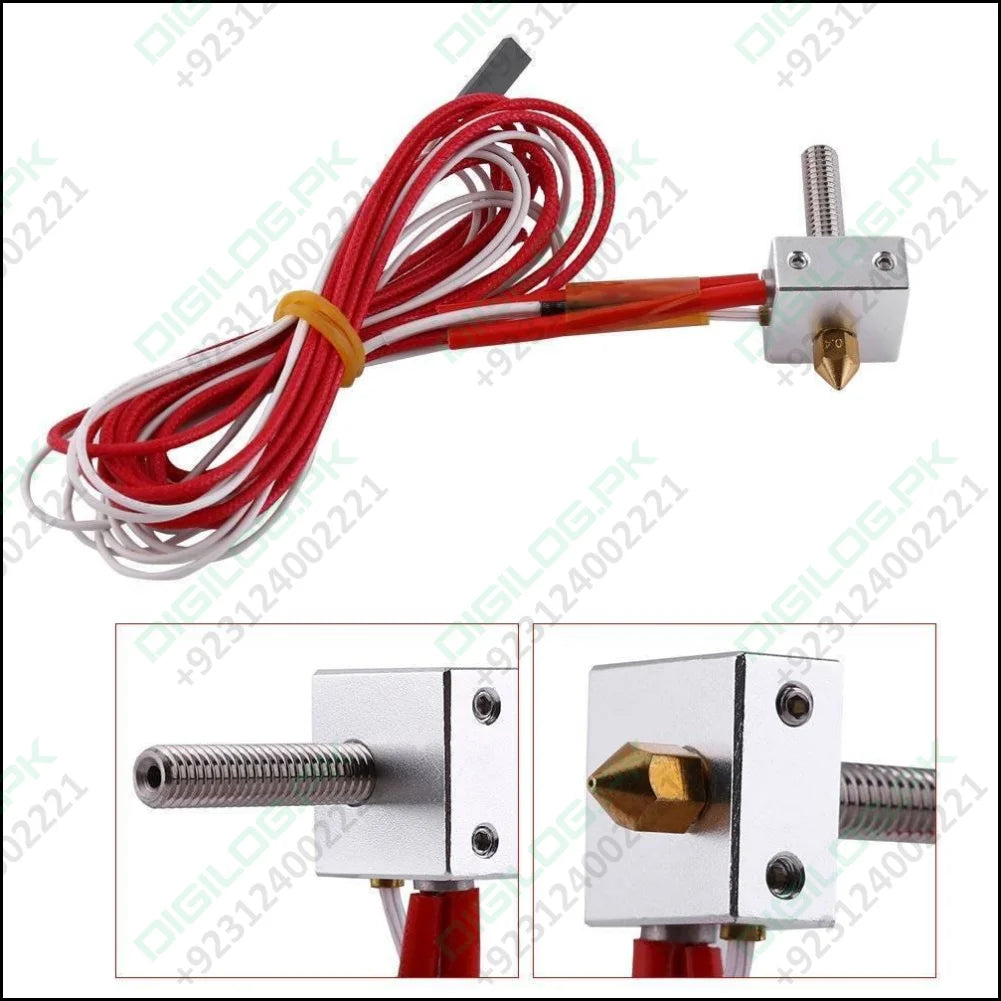 Assembled Aluminum Heating Block Extruder Hot End For 3d