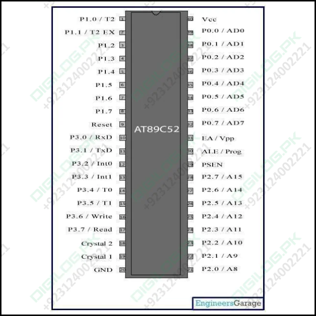 Atmel At89c52 Microcontroller