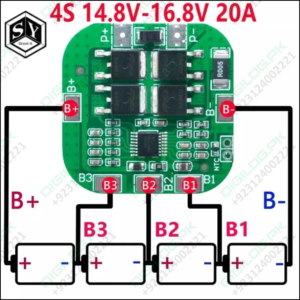 Battery Protection Board 4s 20a 14.8v Bms For 18650 Lithium