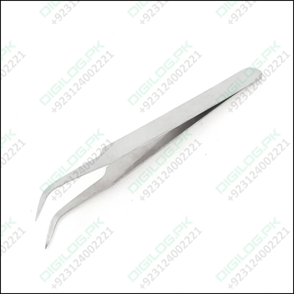 Bend Tweezers Stainless Steel Electronics Watchmakers Bent