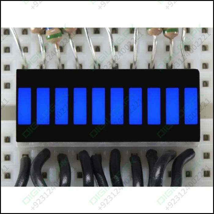 Blue 10 Segment Light Bar Graph Led Display