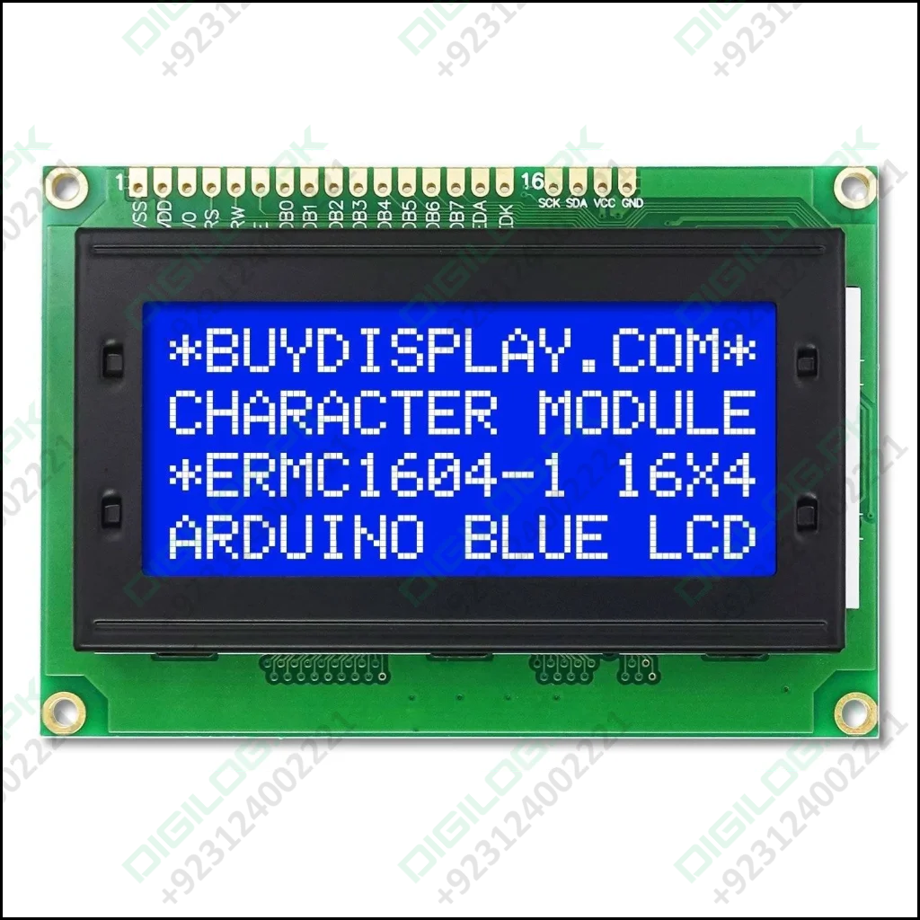 Blue Color 1604a Lcd 16x4 Display 1604