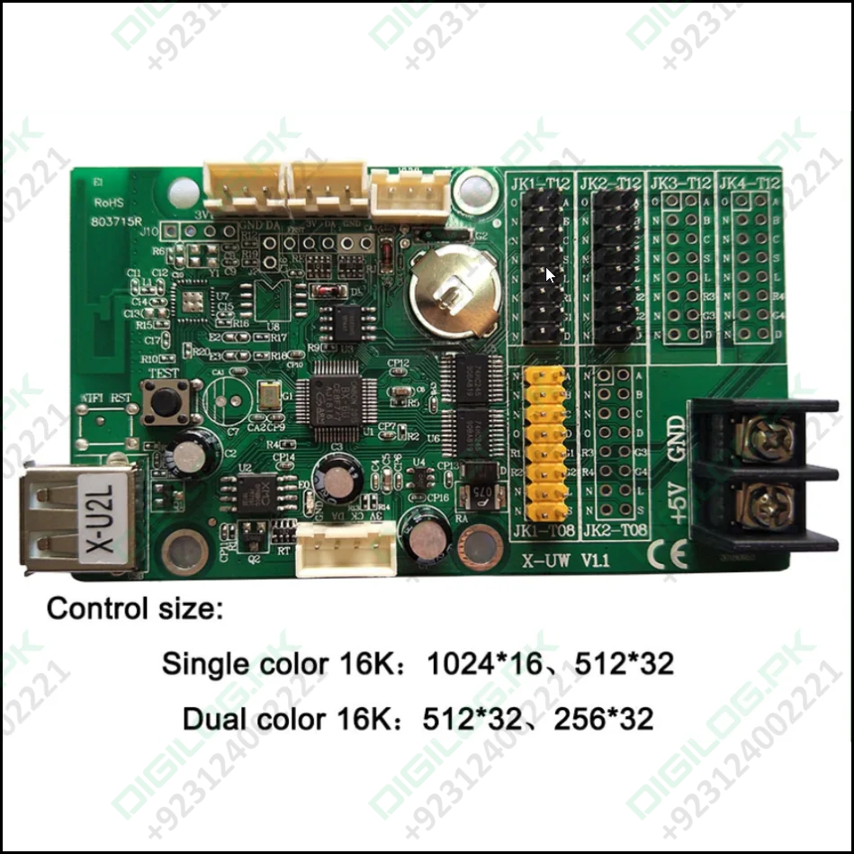 Bx-u2l P10 Led Signs Control Card Display Module