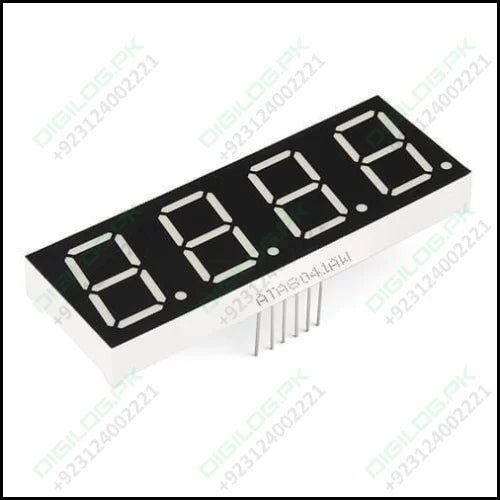 Cc Common Cathode 4 Digit 7 Segment Red Led Display