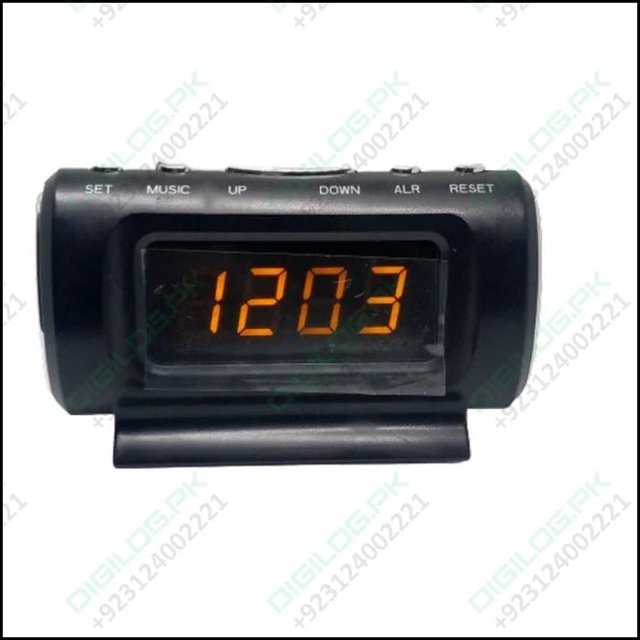 Clock Thermometer Ks-782a-5 1 Display Orange Auto Cigarette