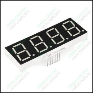 Common Anode 4 Digit 7 Segment Red Led Display