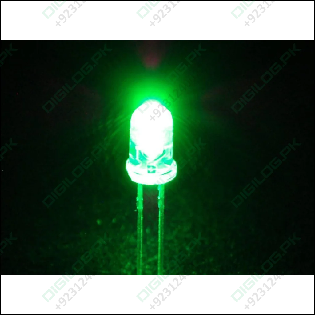 Crystal 5mm Green Led Light Emitting Diode