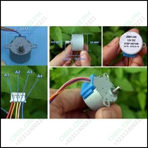 Dc 12v 4 Phase Hq Gear Stepper Motor 28byj-48