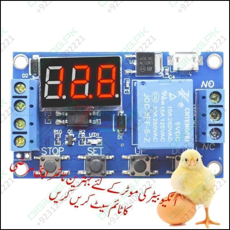 Digital Led Display Programmable Circuit Egg Incubator Timer