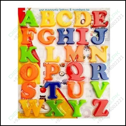 Discontinued 7.5cm Large Size ABC Toys Alphabet Magnetic Set