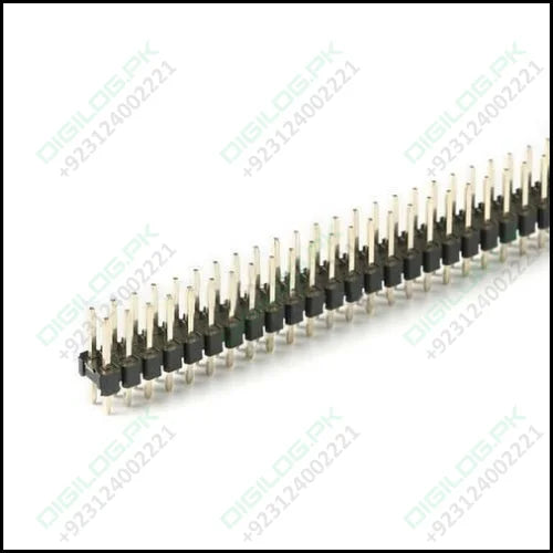 Dual Row Male Header 0.1 Inch 40+40 Pin Break Away