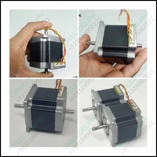 Dual Shaft Nema 23 2a Stepper Motor For Cnc 3d Printer