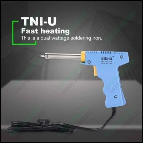 Dual Wattage Electric Temperature Gun Soldering Iron Tu-127a