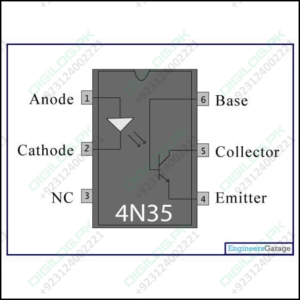 El4n35 4n35 Optocoupler 6 Pin Dip